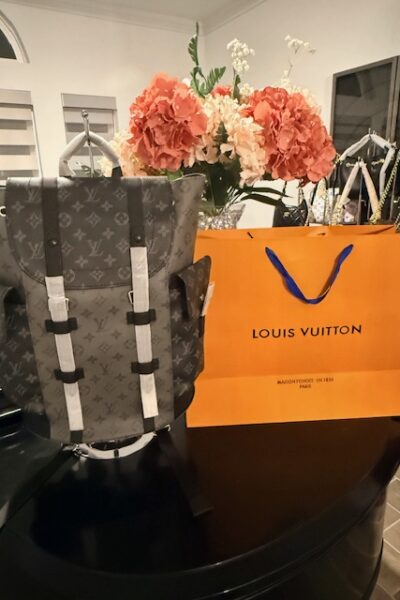 Louis Vuitton Christopher MM Monogram Eclipse Reverse