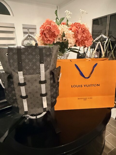 Louis Vuitton Christopher MM Monogram Eclipse Reverse