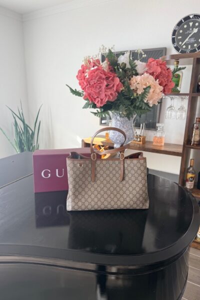 Gucci GG Emblem large tote bag