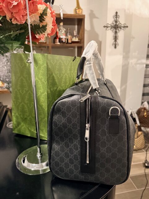 Gucci GG Monogram large duffle bag - Image 3