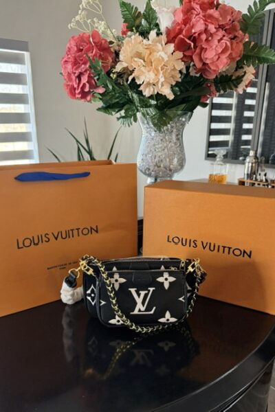 Louis Vuitton Black Multi Pochette bag