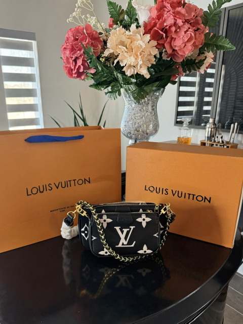Louis Vuitton Black Multi Pochette bag