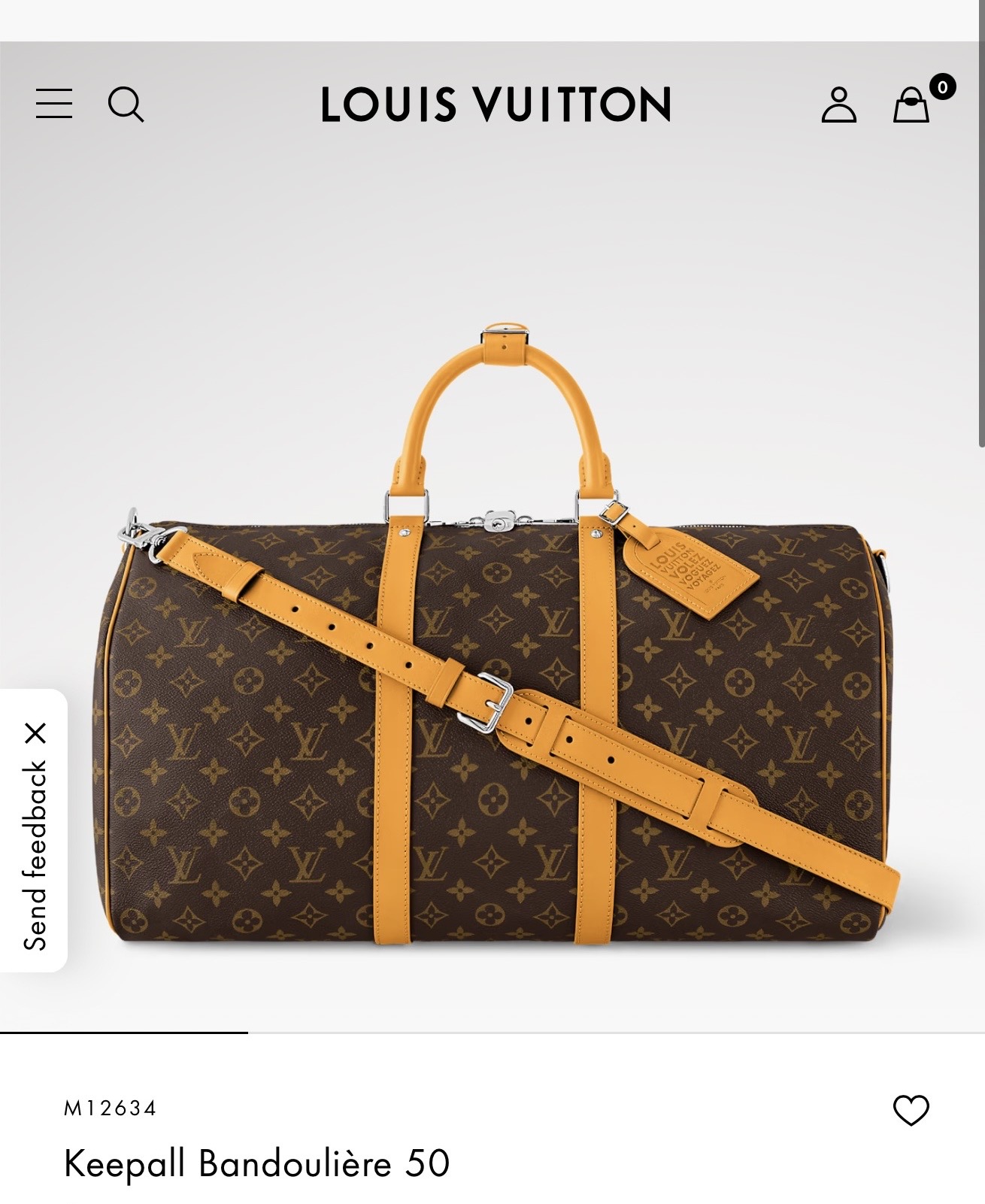 Keepall Bandouliere