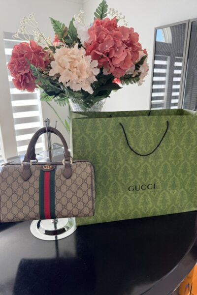 Ophidia small boston bag