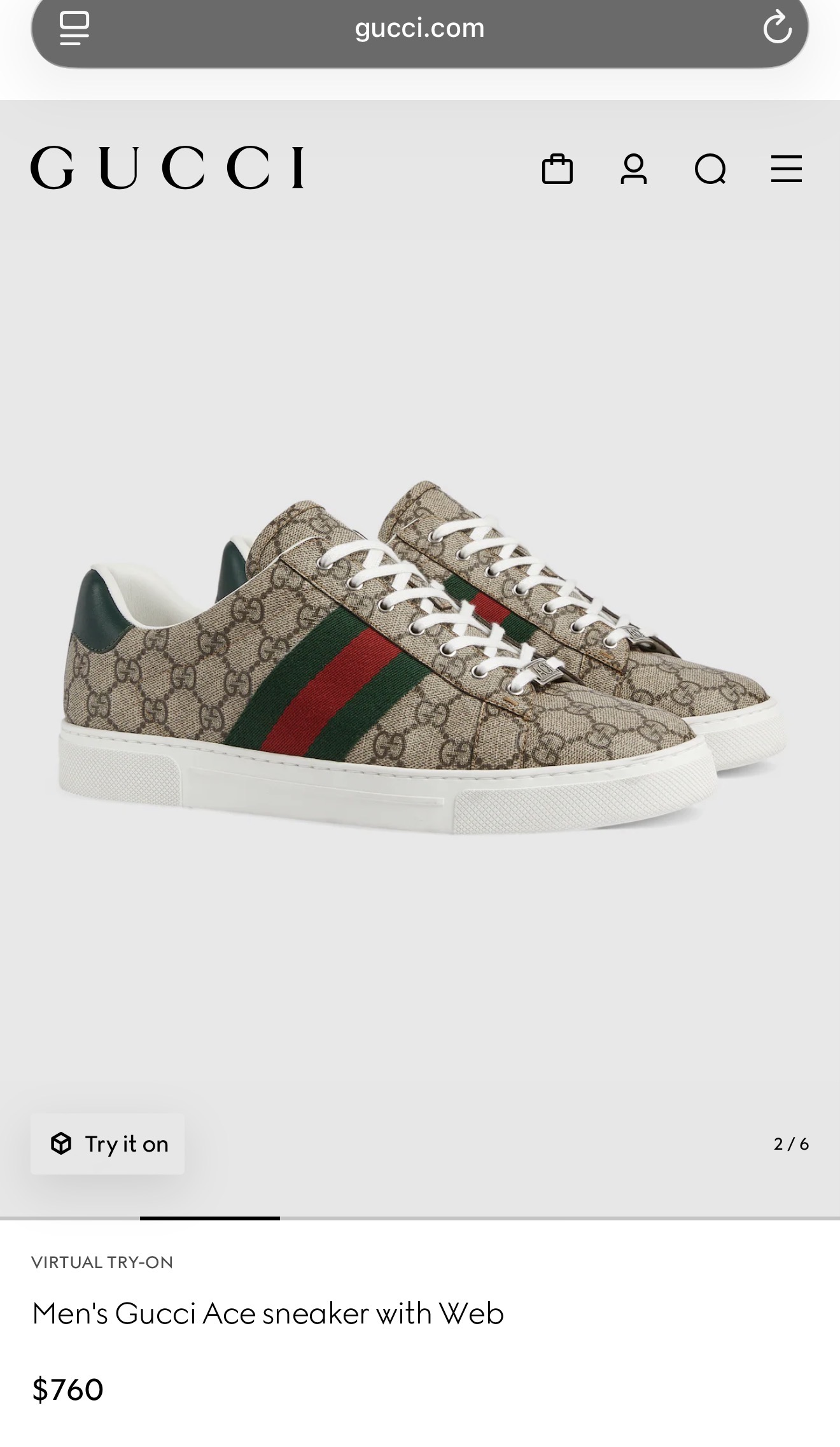 Gucci Ace Sneaker - Image 2