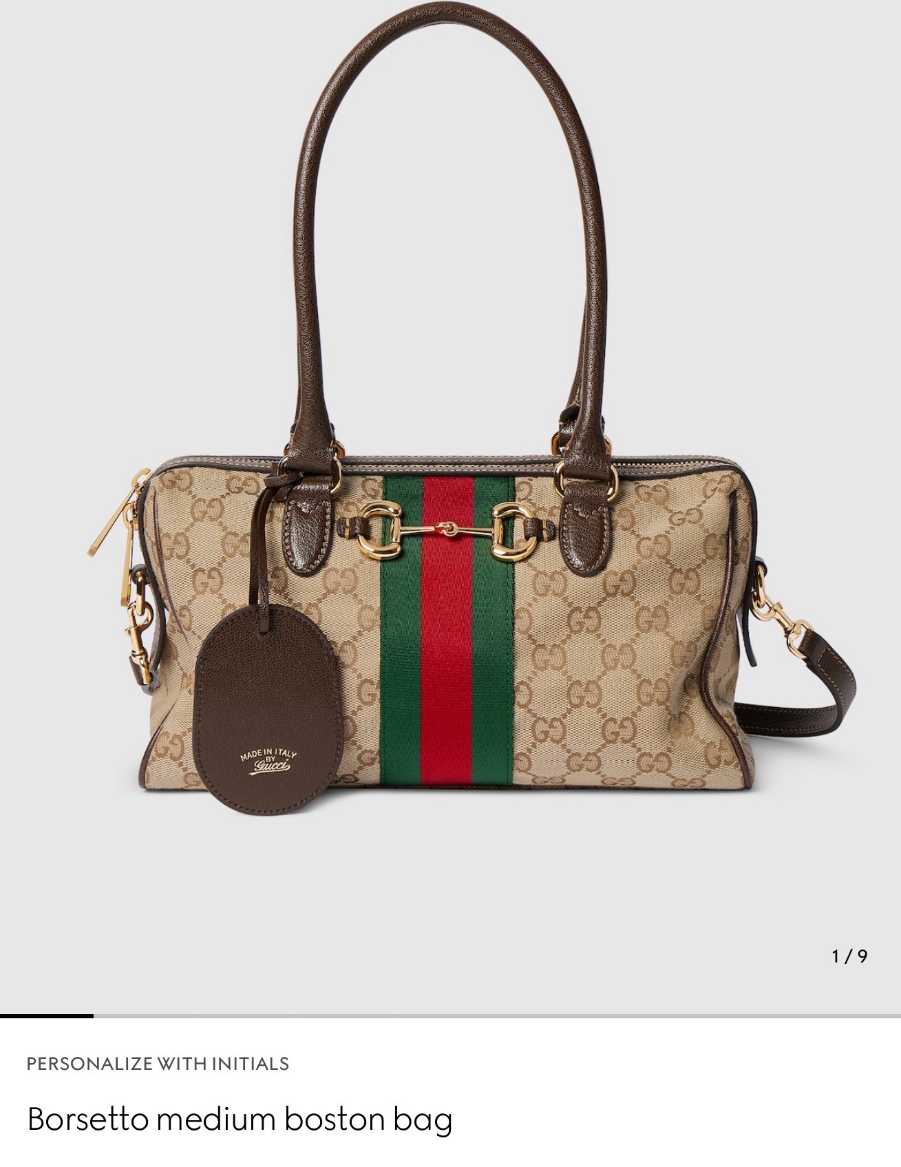 Borsetto medium boston bag